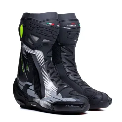 RT-RACE PRO AIR STIVALI MOTO RACING UOMO - NERO/BIANCO/GRIGIO