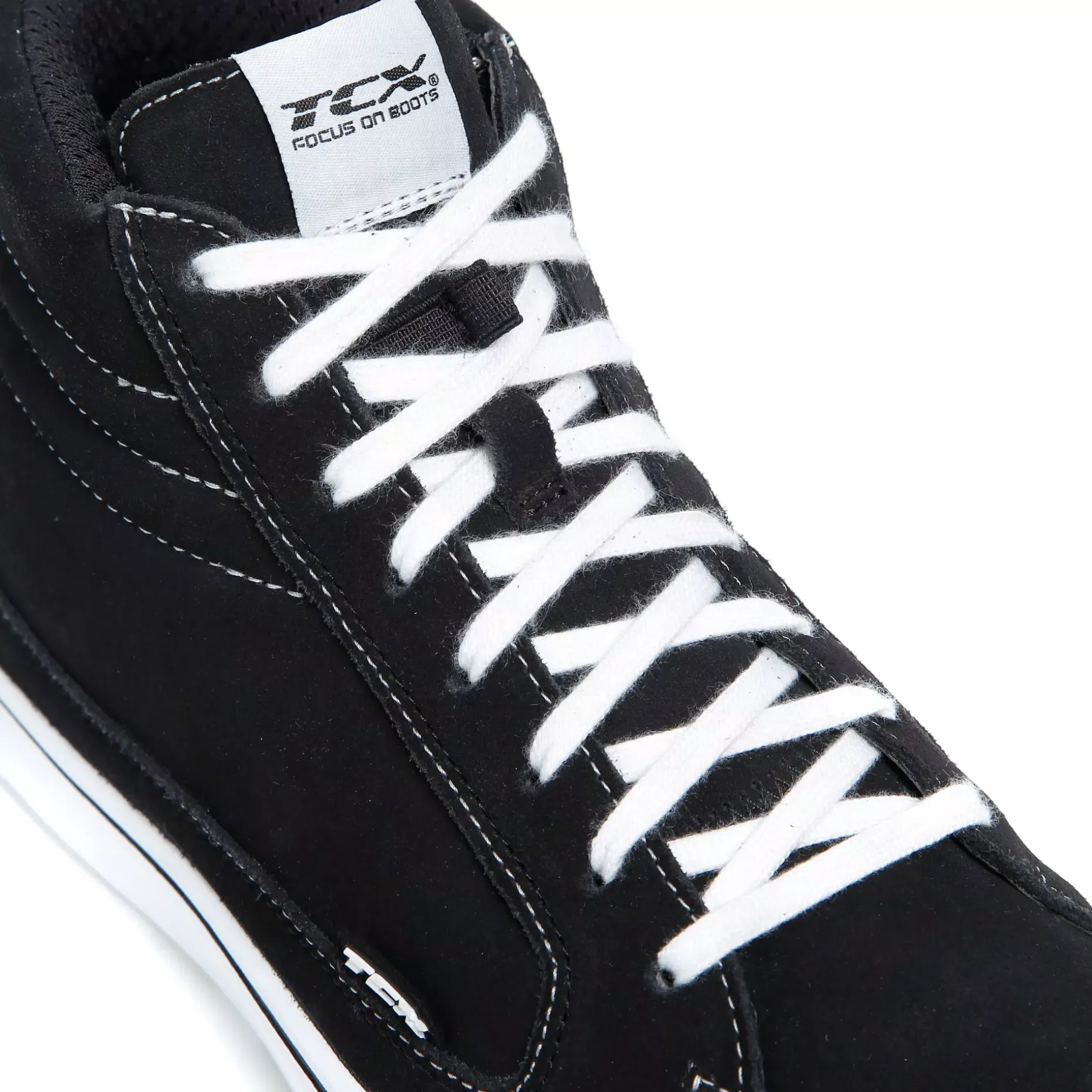 STREET 3 WP SNEAKER MOTO IMPERMEABILI UOMO - NERO/BIANCO