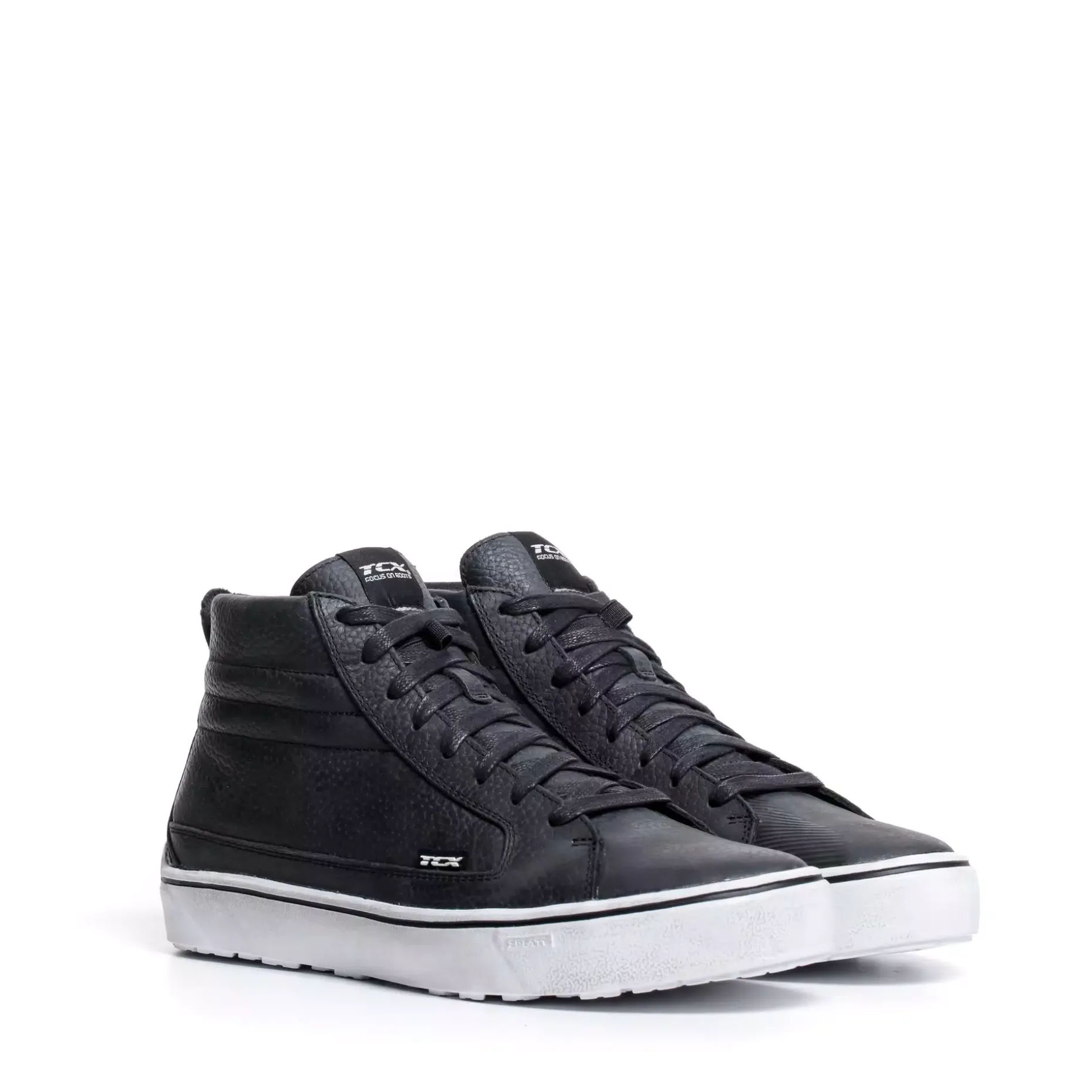 STREET 3 WP SNEAKER MOTO IMPERMEABILI UOMO - NERO/NERO/BIANCO