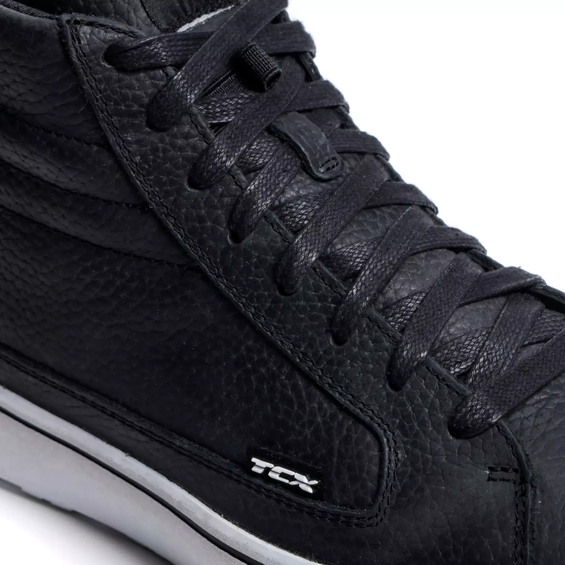 STREET 3 WP SNEAKER MOTO IMPERMEABILI UOMO - NERO/NERO/BIANCO
