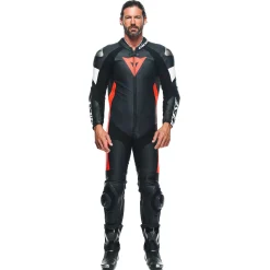 TOSA - TUTA MOTO INTERA IN PELLE PERFORATA UOMO