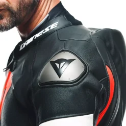 TOSA - TUTA MOTO INTERA IN PELLE PERFORATA UOMO