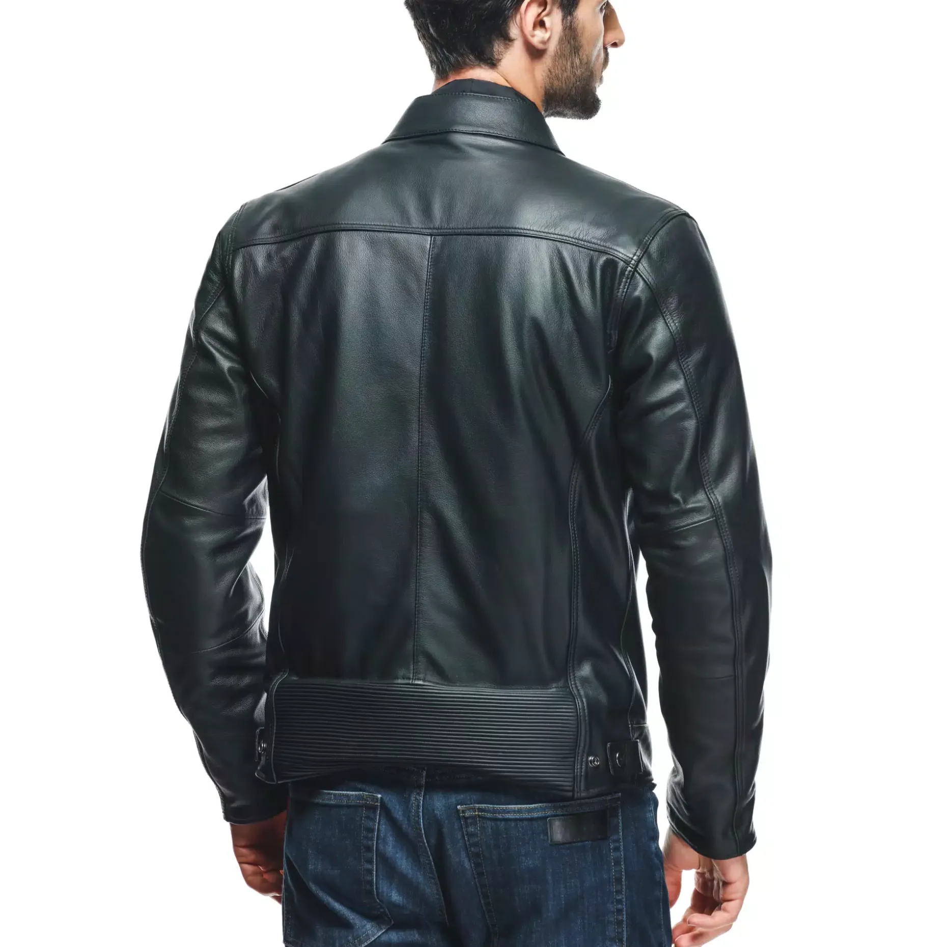 ZAURAX - GIACCA MOTO IN PELLE UOMO