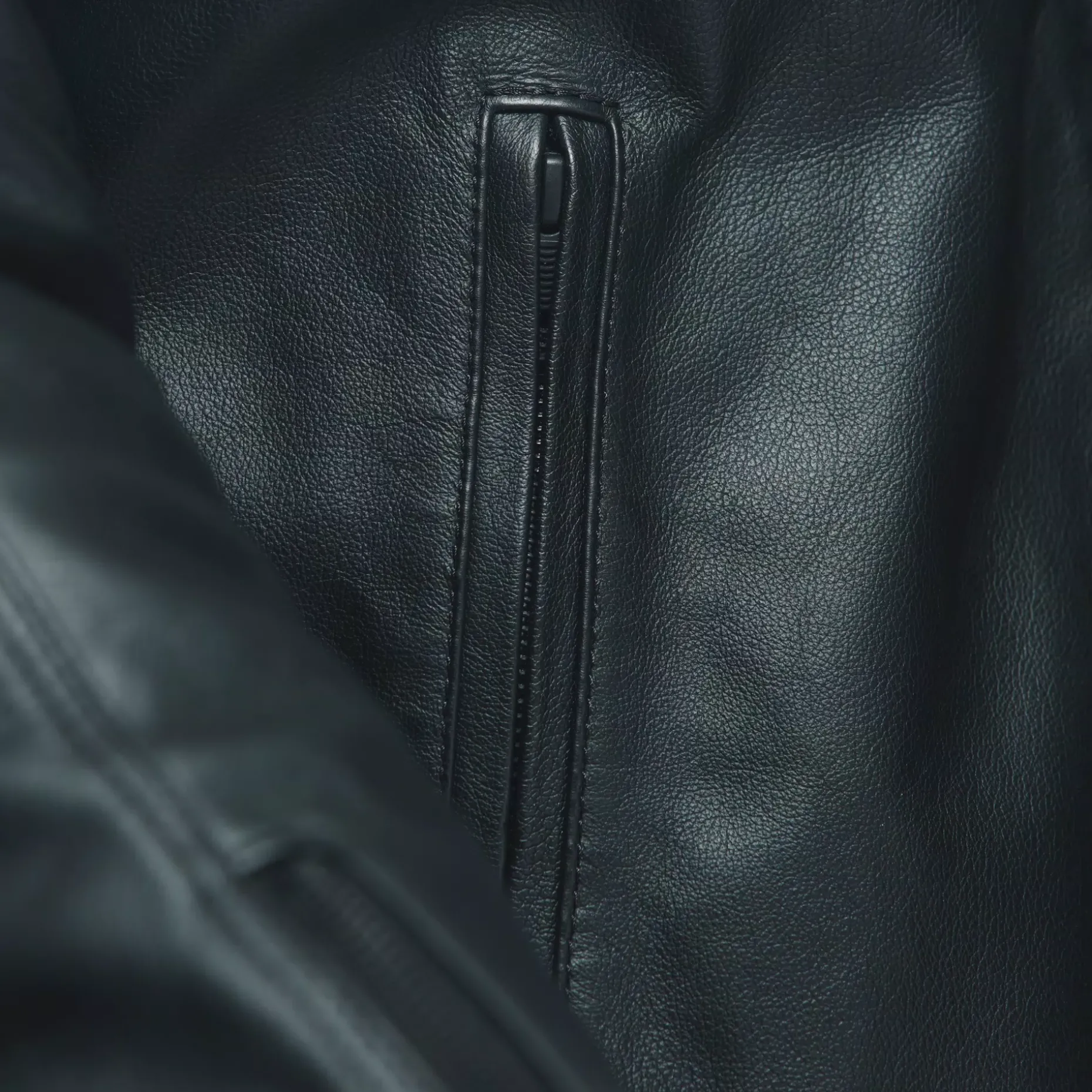 ZAURAX - GIACCA MOTO IN PELLE UOMO